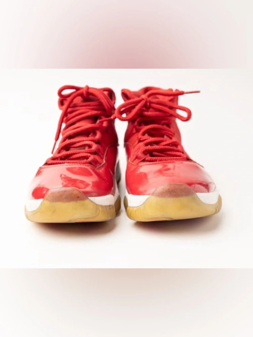 Nike Air Jordan 11 Retro Win Like 96 Gym Red Patent Leather Men's Size 11